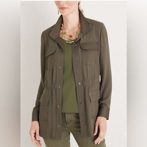 Chico’s Sheer Soft Utility Jacket